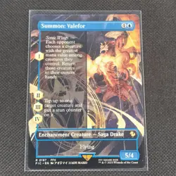 Summon: Valefor - 0197 - R - Borderless - Non Foil - FF - MTG - NM/M - Image 1