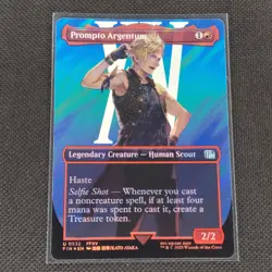 Prompto Argentum - 0532 - U - Borderless - Surge Foil - FF - NM/M - Image 1