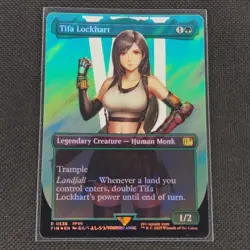 Tifa Lockhart - 0536 - R - Borderless - Surge Foil - FF - MTG - NM/M - Image 1