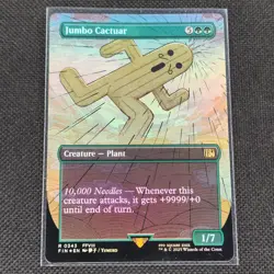 Jumbo Cactuar - 0343 - R - Borderless - Foil - FF - MTG - NM/M - Image 1