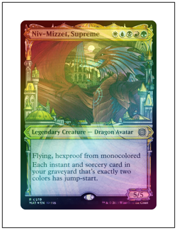 1x Niv-Mizzet, Supreme, Halo Foil, Magic the Gathering, MTG NM - Image 1