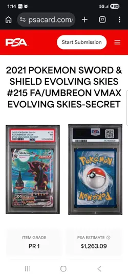 PSA GRADED POKEMON - Image 1