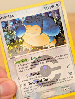 2004 Snorlax Reverse Holofoil Rare Ex Firered Leafgreen FRLG Nice Back 15/112 MP - Image 2
