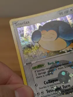 2004 Snorlax Reverse Holofoil Rare Ex Firered Leafgreen FRLG Nice Back 15/112 MP - Image 3