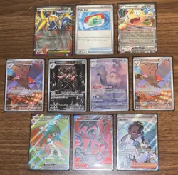 POKEMON TCG Perfect Order Lot Of 10 Cards: IR, Full Art, EX, Full Art Trainer - Image 1