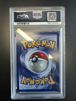 1999 POKEMON BASE SET UNLIMITED #14 RAICHU-HOLO PSA 8 - Image 2