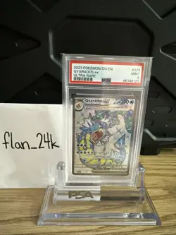 2023 Pokemon SVI-EN Scarlet & Violet Gyarados EX Ultra Rare 225 PSA 9 - Image 1
