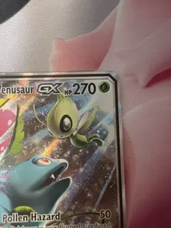 Pokemon TCG Sun & Moon Black Star Promo Tag Team Celebi & Venusaur GX SM167 MP - Image 5