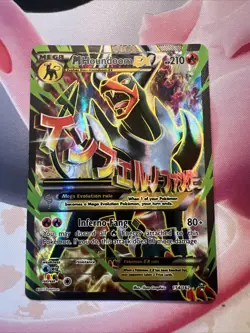 M Houndoom EX (Full Art) 154/162 Breakthrough Pokemon TCG LP - Image 1