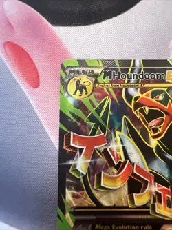 M Houndoom EX (Full Art) 154/162 Breakthrough Pokemon TCG LP - Image 4