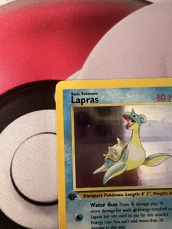 Lapras 10/62 - 1st Edition - Holo Rare - 1999 Pokemon Fossil 1st Edition LP - Image 4