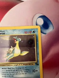 Lapras 10/62 - 1st Edition - Holo Rare - 1999 Pokemon Fossil 1st Edition LP - Image 5