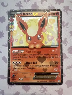 Pokemon Generations TCG Flareon EX RC6/RC32 Radiant Collection Holo NM/LP - Image 1
