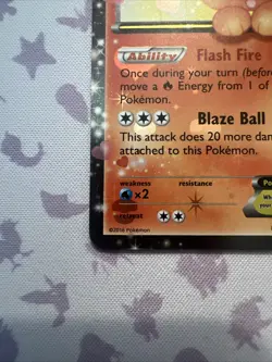 Pokemon Generations TCG Flareon EX RC6/RC32 Radiant Collection Holo NM/LP - Image 3