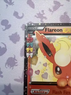 Pokemon Generations TCG Flareon EX RC6/RC32 Radiant Collection Holo NM/LP - Image 4