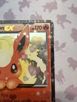 Pokemon Generations TCG Flareon EX RC6/RC32 Radiant Collection Holo NM/LP - Image 5