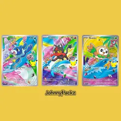 Pokemon 2026 First Partner Illustration Collection Series 1 Promo Set - Alola NM - Image 1