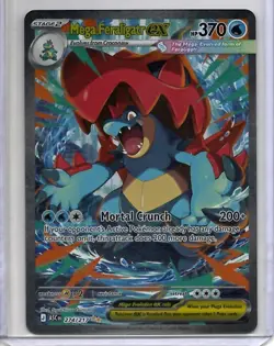 Mega Feraligatr ex 274/217 Ascended Heroes Special Illustration Rare Pokemon - Image 1