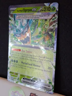 Pokemon TCG Teal Mask Ogerpon ex S&V Twilight Masquerade 025/167 NM/MT - Image 2