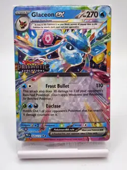 SEALED - Glaceon EX Prismatic Evolutions STAMPED Promo 026/131 Pokemon 2025 - Image 1