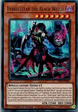 Diabellstar the Black Witch 25LP-EN001 Limited Ultra Rare Yu-Gi-Oh! Card NM - Image 1