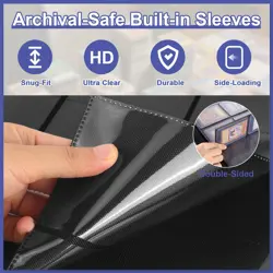 360 Pockets Toploaders Binder, 9 Pocket Toploaders Binder for Cards Storage, ... - Image 4