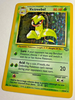 Victreebel #14 Holo Pokemon Jungle 1999 WOTC LP Vintage Card - Image 1