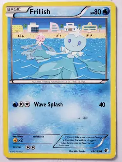 Frillish 44/149 PL - Boundaries Crossed Pokemon Card - Miki Tanaka Art - Image 1