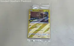 Detective Pikachu Stamped SM190 Black Star Promo Card - Sealed - New - Image 1