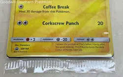 Detective Pikachu Stamped SM190 Black Star Promo Card - Sealed - New - Image 2