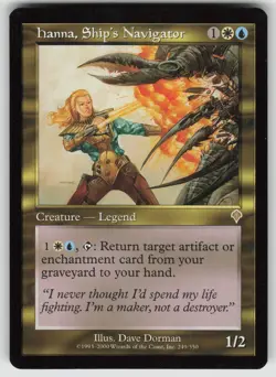 Hanna, Ship's Navigator 249 R Invasion MTG - Image 1