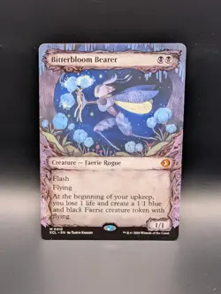 MTG - Bitterbloom Bearer - SHOWCASE - Creature (Faerie Rogue) - ECL #310 -Mythic - Image 1