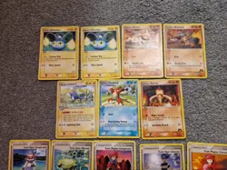 Team Magma VS Team Aqua Pokemon Card Bundle x 16 Common Uncommon Trainer TCG - Image 2