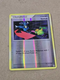 SWITCH 128/132 - Holo - SECRET WONDERS - 2007 Pokemon Card - Image 1