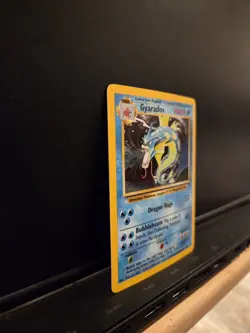 Gyarados Base Set Unlimited Holo Vintage Pokemon Card 6/102 WOTC 1999-2000 - Image 3