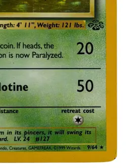 Pinsir - 9/64 Jungle 1999 WOTC - Holo - Pokemon TCG - Image 2