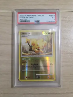 2009 POKEMON PLATINUM ARCEUS #SH12 SHINX-REVERSE FOIL PSA 5 - Image 1