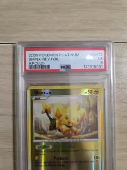2009 POKEMON PLATINUM ARCEUS #SH12 SHINX-REVERSE FOIL PSA 5 - Image 2
