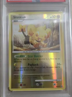 2009 POKEMON PLATINUM ARCEUS #SH12 SHINX-REVERSE FOIL PSA 5 - Image 3