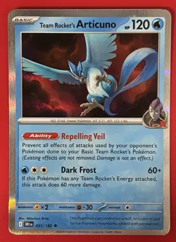 Team Rocket’s Articuno 051/182 Pokemon Scarlet & Violet: Destined Rivals Holo - Image 1