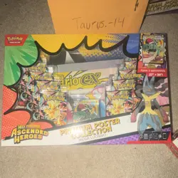 2! Pokemon Ascended Heroes Premium Poster Collection Box Mega Lucario English - Image 3
