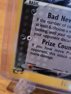 2003 Pokemon TCG Absol EX Dragon 1/97 Holo Holo Rare - Image 4