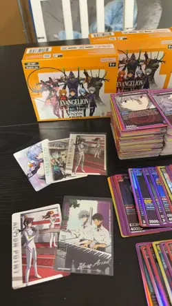 Union Arena UE15 Evangelion 756 Card Lot 91 Holo Foil + 660 C/UC+5AP Bulk - Image 2