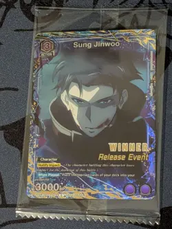 Sung Jinwoo Winner Release Event Union Arena Solo Leveling Card - Image 1