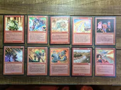 10 -Rare - Red- Ice Age - From Card collection - Magic the Gathering - Image 1