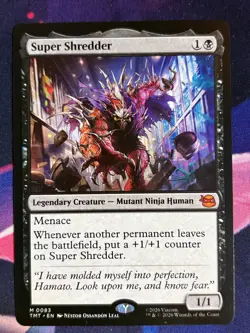 Super Shredder - Mythic - MTG Teenage Mutant Ninja Turtles - 0083 NM CARD TMNT - Image 1