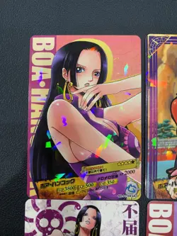 Boa Hancock One Piece AR Carddass Bandai Set UC C Holographic Rare Cards Japan - Image 3