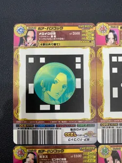 Boa Hancock One Piece AR Carddass Bandai Set UC C Holographic Rare Cards Japan - Image 4