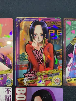 Boa Hancock One Piece AR Carddass Bandai Set UC C Holographic Rare Cards Japan - Image 5