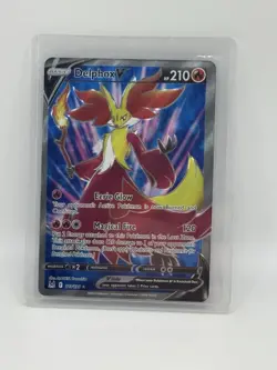 Delphox V 173/196 Lost Origin NM Full Art Pokemon Card - Image 1